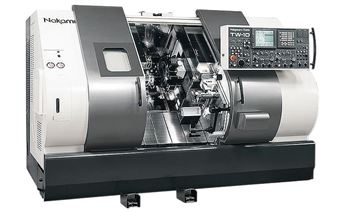 中村留TW-10双主轴双刀塔车床