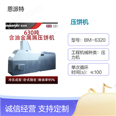 BM-6320恩派特630噸機加工銅銷壓餅機
