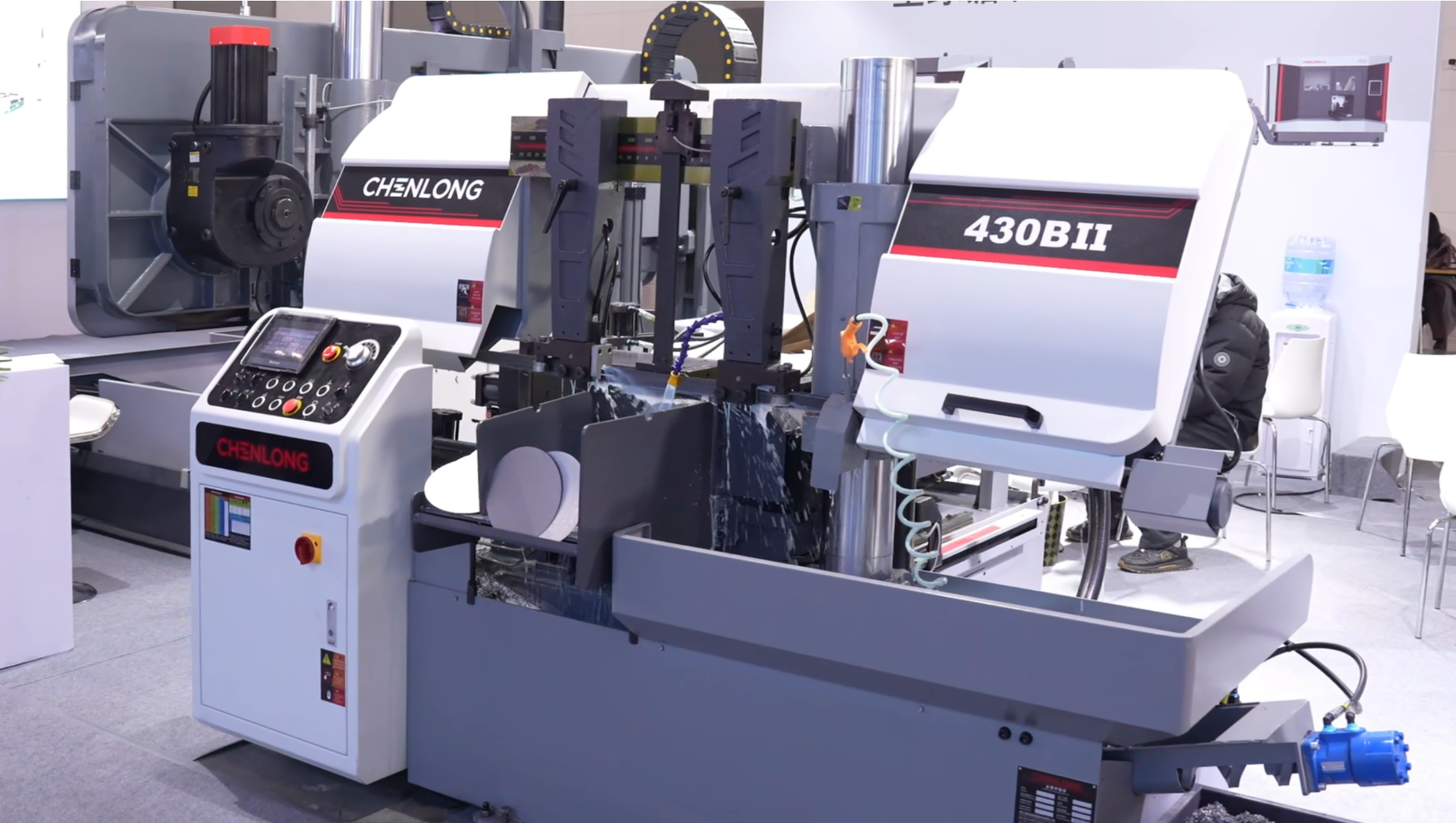 直径200的45号碳钢不到3分钟就能完成切割？